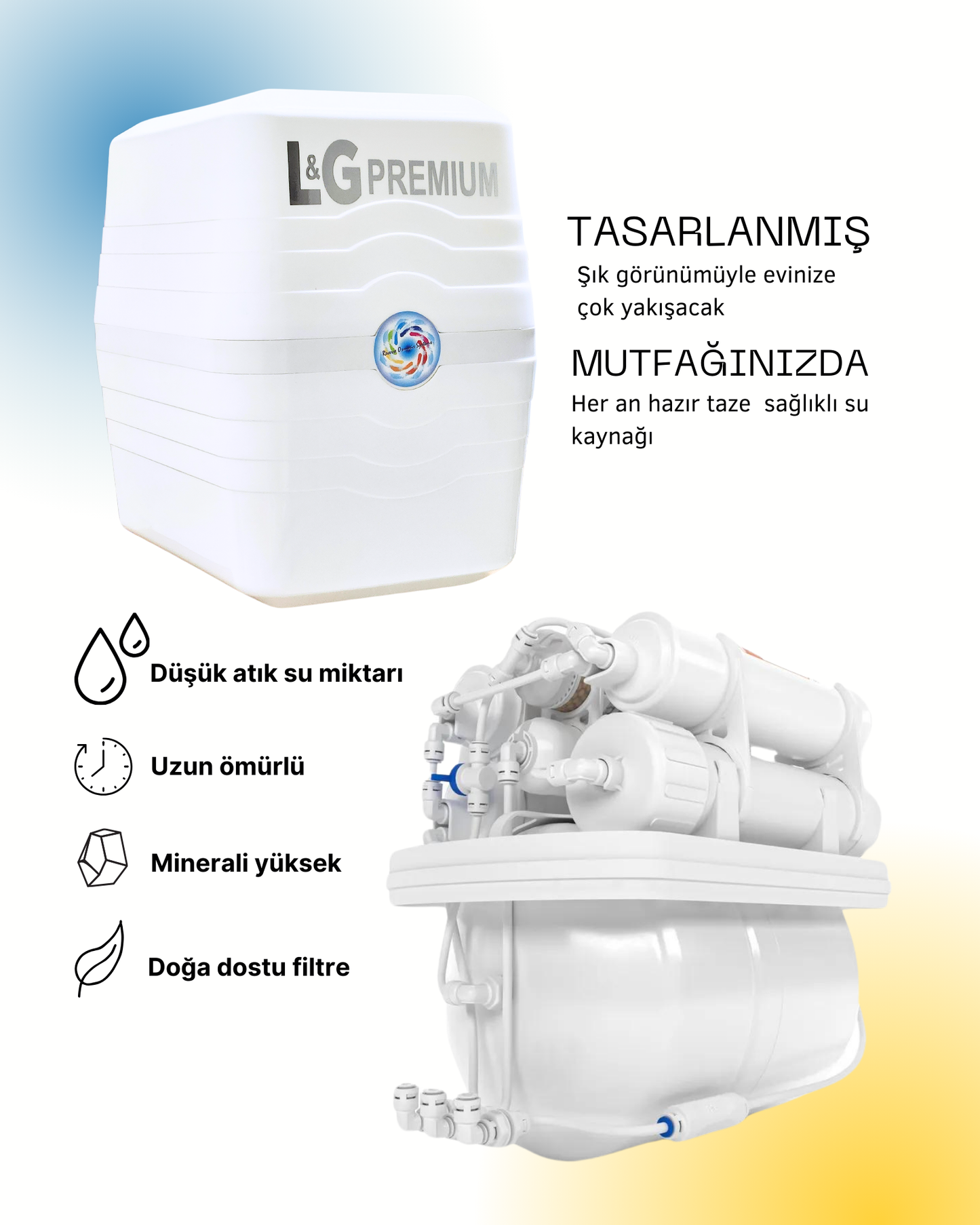 L&G Premium Su Arıtma Cihazı 9 litre